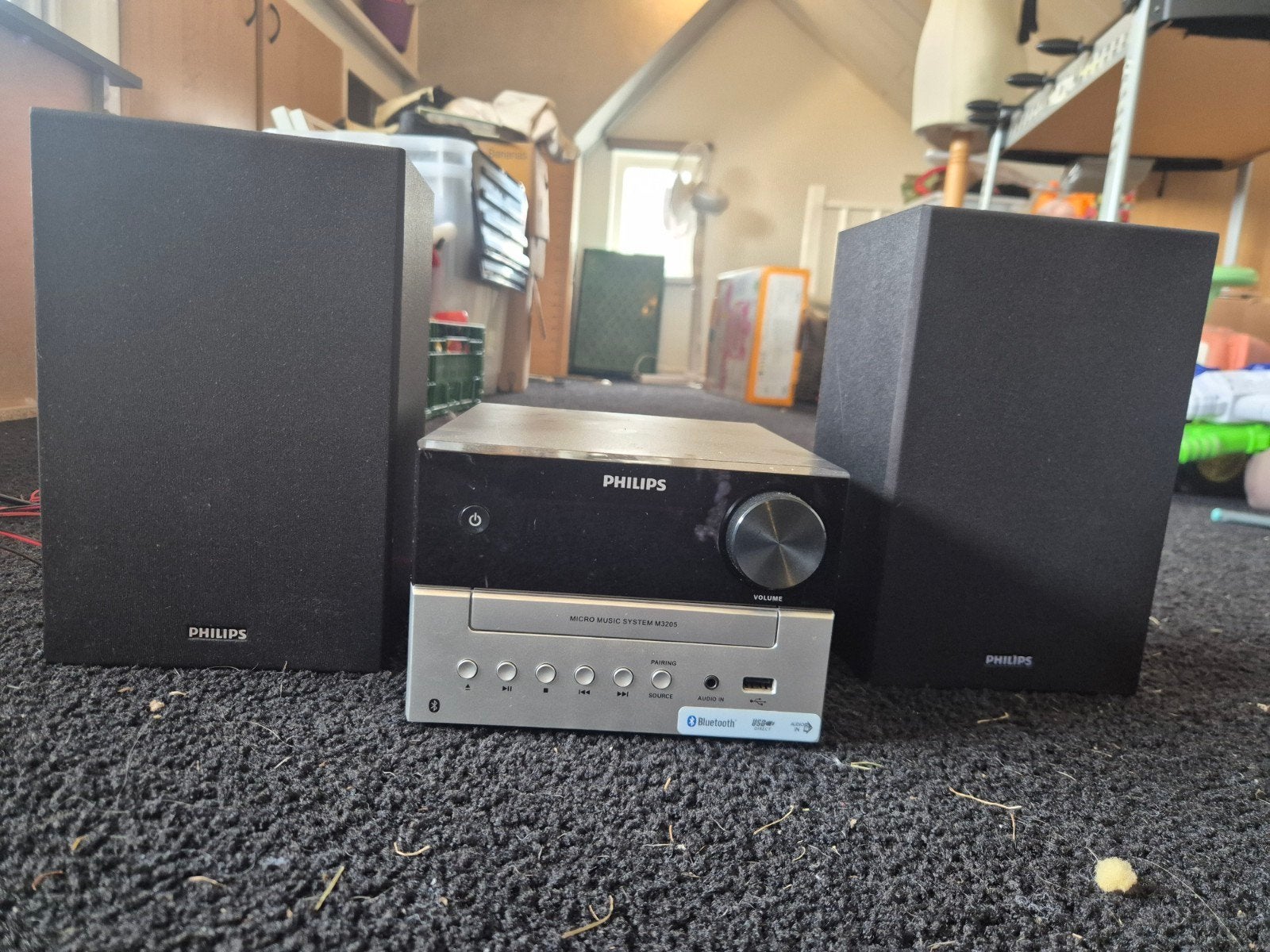Philips Micro Muzieksysteem M3205 met Bluetooth en CD/USB/FM, Ophalen of Verzenden, Cd-speler, Philips