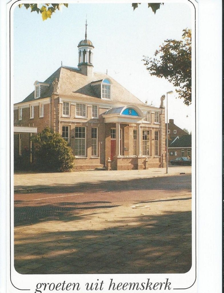 Groeten uit Heemskerk - Voormalig Raadhuis, Ophalen of Verzenden, 1980 tot heden, Gelopen, Noord-Holland