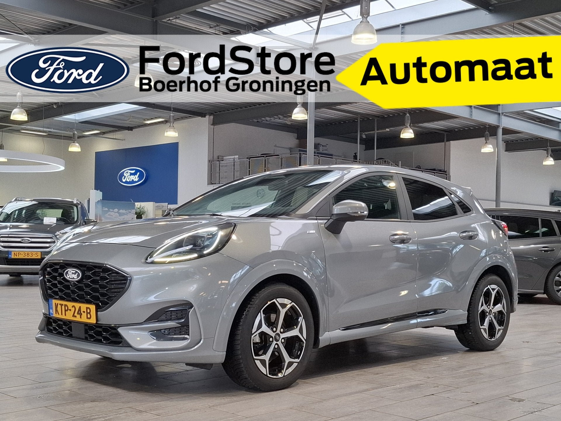 Ford Puma EcoBoost Hybrid 125pk ST-Line X | Winter Pack | El, Auto's, Ford, 12 maanden, 125 pk, Bedrijf, Automatische klimaatregeling