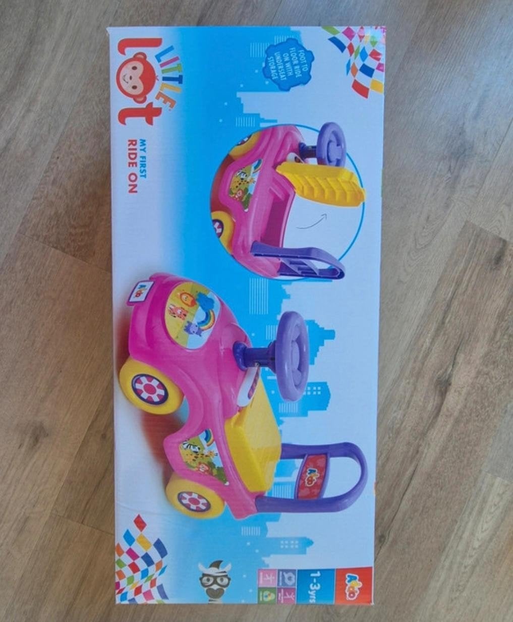 Little Lot My First Ride On Loopauto Roze, Ophalen, Nieuw, Overige typen