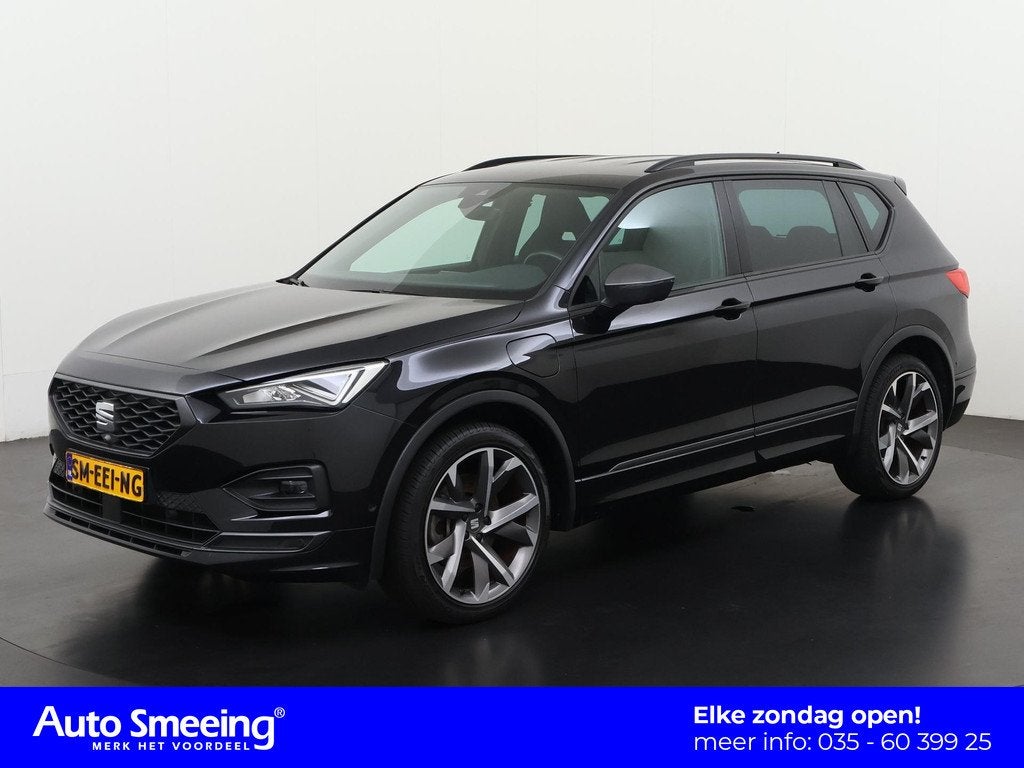 SEAT Tarraco 1.4 TSI e-Hybrid PHEV FR | Trekhaak | Driver Pa, Auto's, Seat, 12 maanden, Stof, Zwart, Plug-in hybride