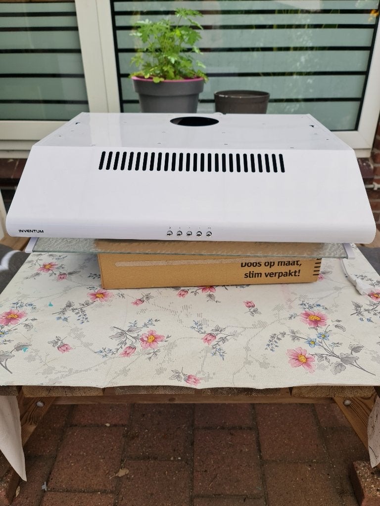 Inventom afzuigkap AKO6012WIT, Onderbouw afzuigkap, Motor, Nieuw, Ophalen of Verzenden