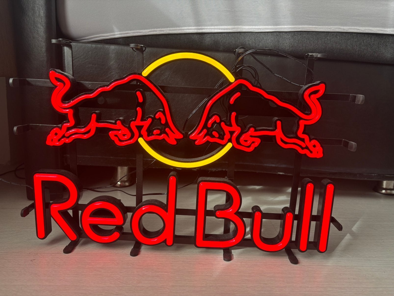 Red Bull Neon LED Lichtreclame - Decoratiestuk, Ophalen, Meerkleurig, Nieuw, Kunststof