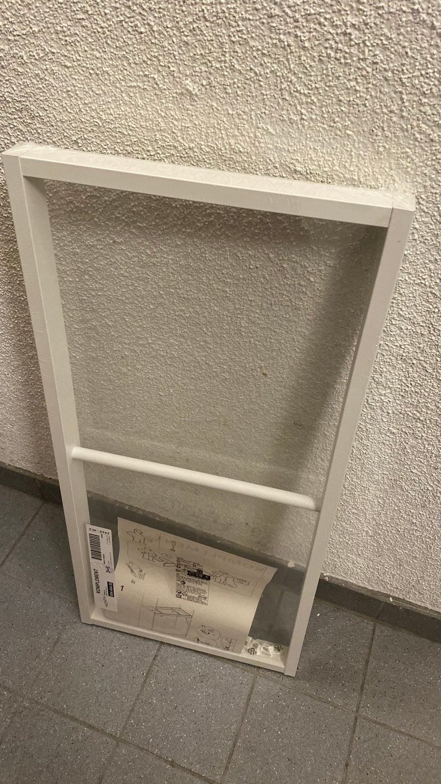 IKEA Komplement kledingroede wit 75x35cm PAX, Nieuw, Minder dan 100 cm, Metaal, 25 tot 50 cm
