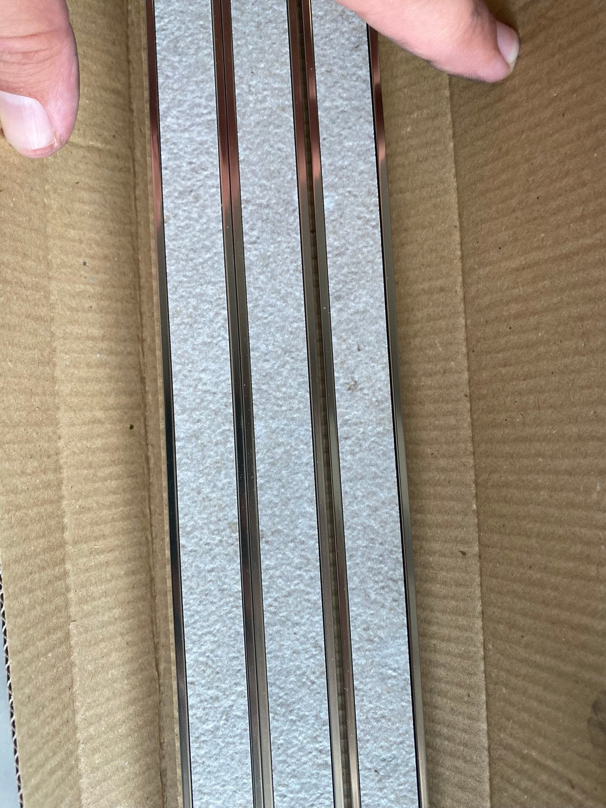 30 stuks SI02LB2 SILVER GR.BEIGE LIST.BCD BRONZO 2X120cm, Ophalen, 60 cm of meer, Nieuw, Minder dan 20 cm
