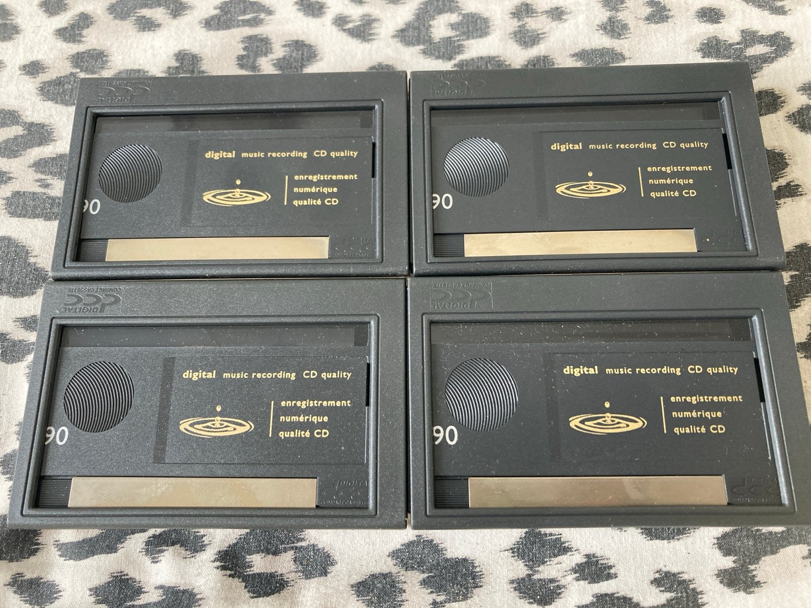 4x DCC 90 Digital Music Recording CD Quality Cassettes, Ophalen of Verzenden, Zo goed als nieuw, Overige typen