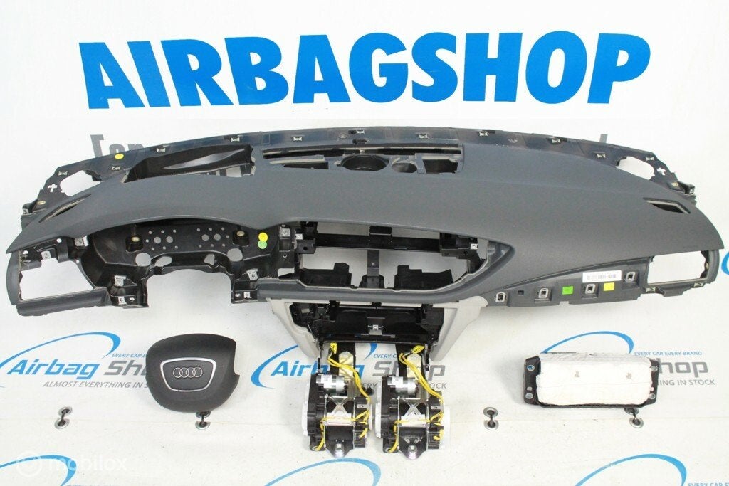 Airbag set - Dashboard 4 spaak HUD grijs beige Audi A7 4G, Gebruikt, Ophalen of Verzenden