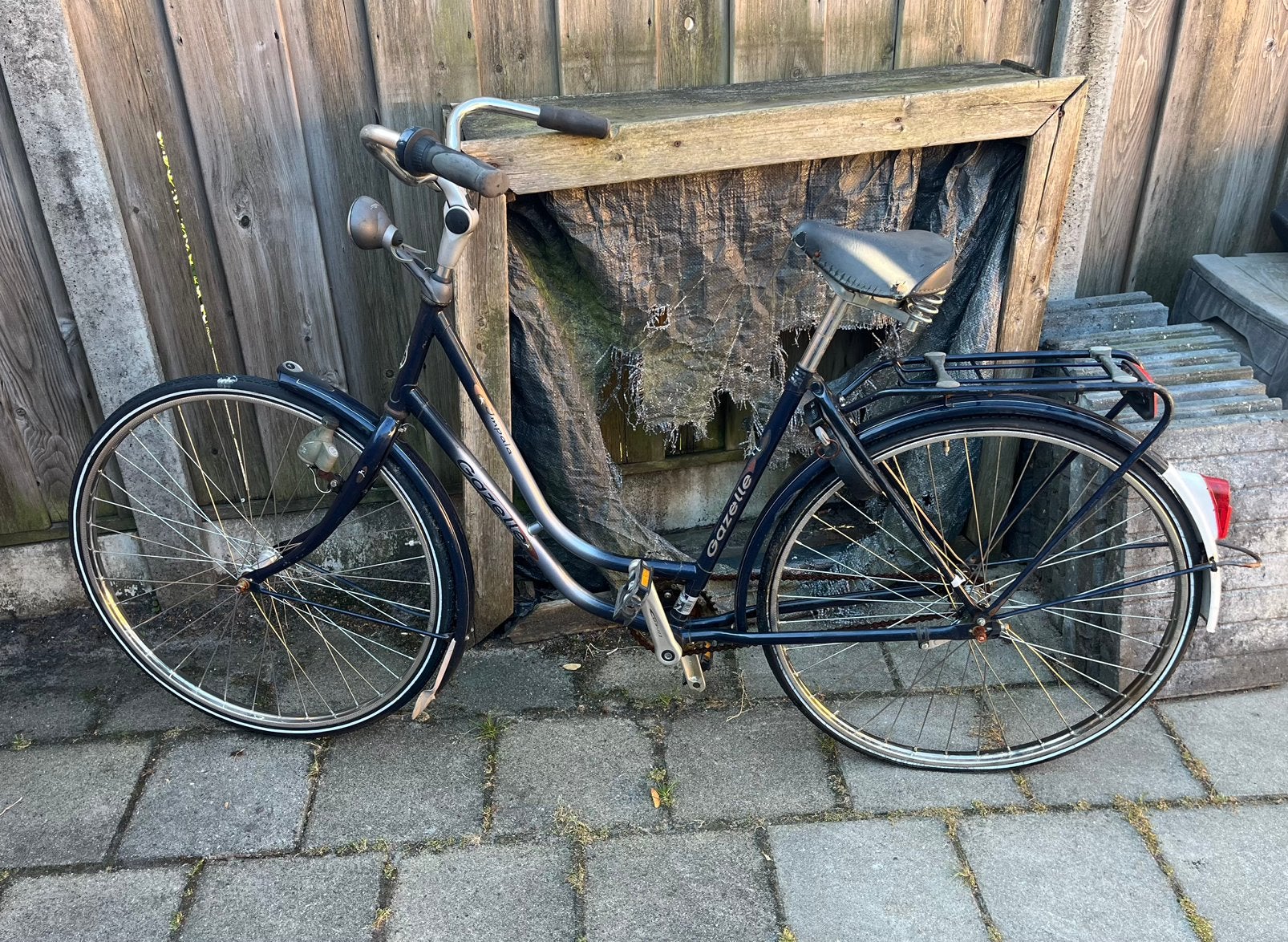 Gazelle damesfiets, Ophalen, Terugtraprem, Gebruikt, 50 tot 53 cm