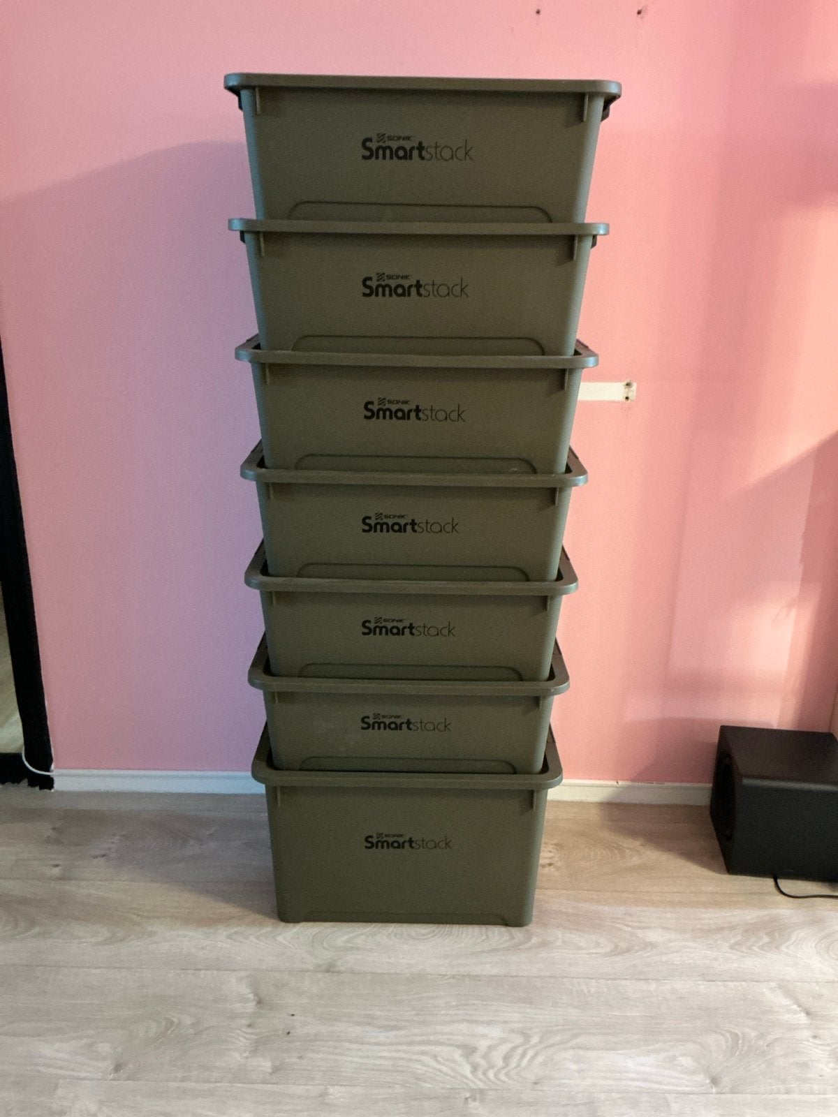 Sonik Smartstack Opbergboxen (66L & 36L) - Set van 7, Ophalen, Zo goed als nieuw, Overige typen