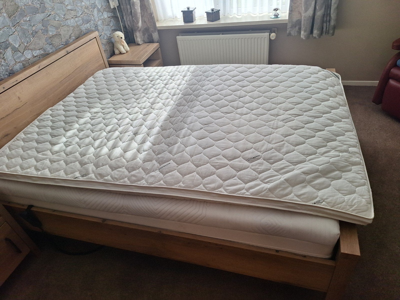 DREAM ZONE PLUS 150 Topper 140x200 cm, Ophalen, Tweepersoons, 140 cm, Zo goed als nieuw