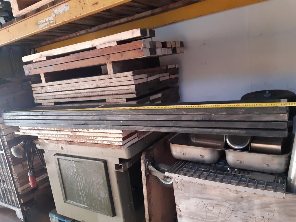 Steigerplanken., Doe-het-zelf en Verbouw, Hout en Planken, Ophalen, Gebruikt, 25 tot 50 mm, Plank