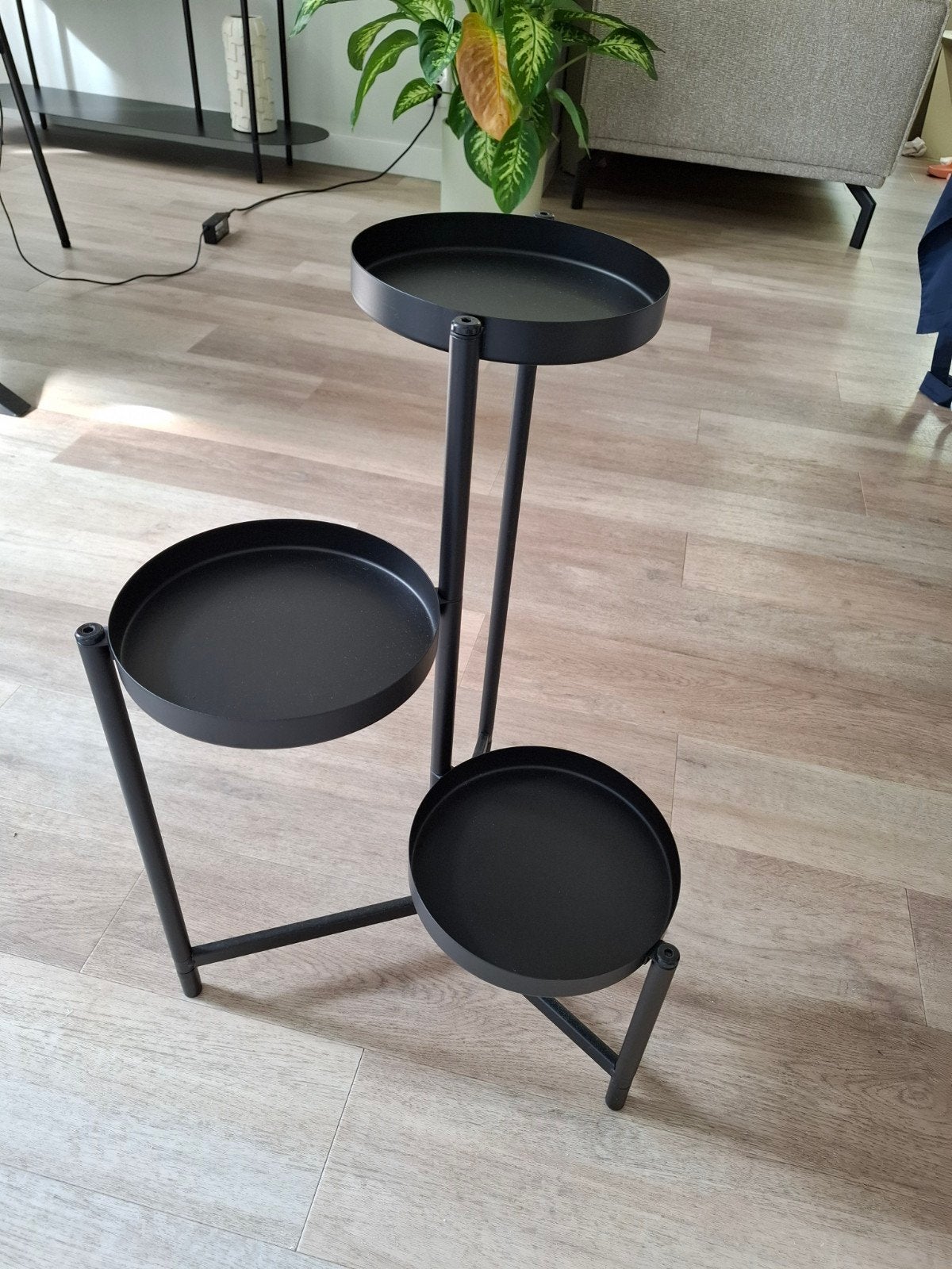 plantentafel, Ophalen, Minder dan 55 cm, Metaal of Aluminium, Rond