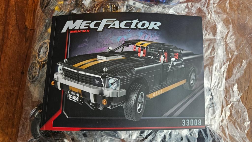 MecFactor Bricks 33008 Mustang GT350 bouwset, Overige thema's, Nieuw, Ophalen of Verzenden, Compleet
