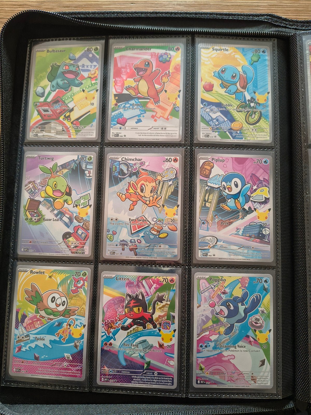 Pokémon Celebrations 30th First Partners complete set, Ophalen, Zo goed als nieuw, Meerdere kaarten
