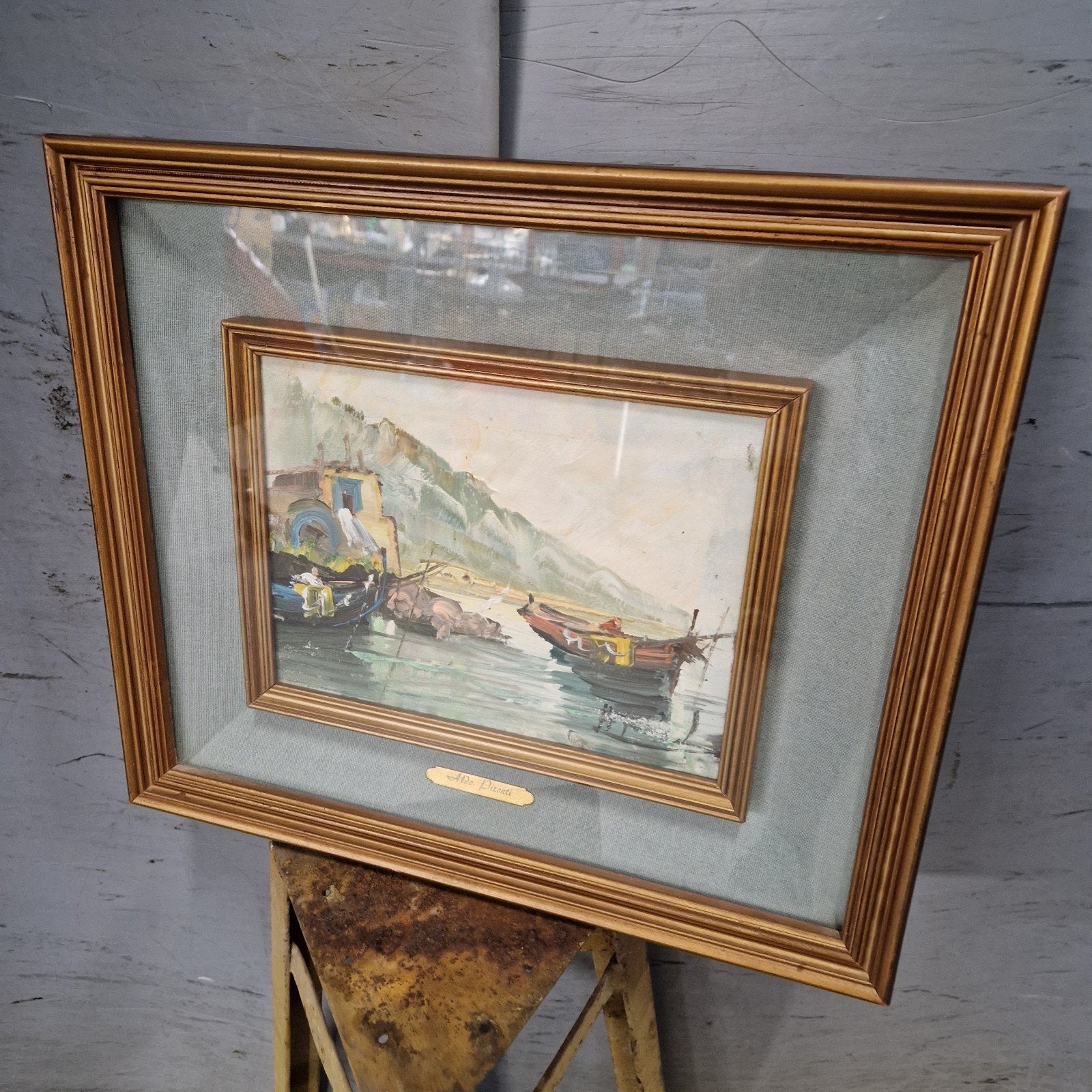 Schilderij Aldo Pironti, Ophalen