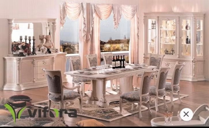 barok versace stijl meubel set compleet, Huis en Inrichting, Complete eetkamers, Zo goed als nieuw, 4 tot 6 stoelen, Ophalen
