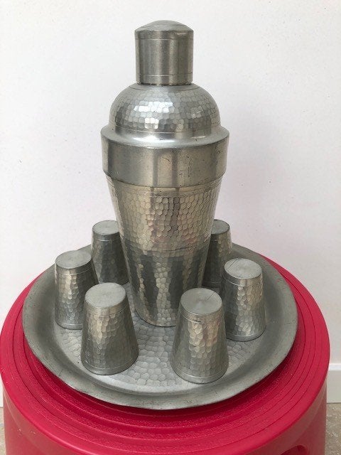 Banka tinwerk cocktailset, Ophalen
