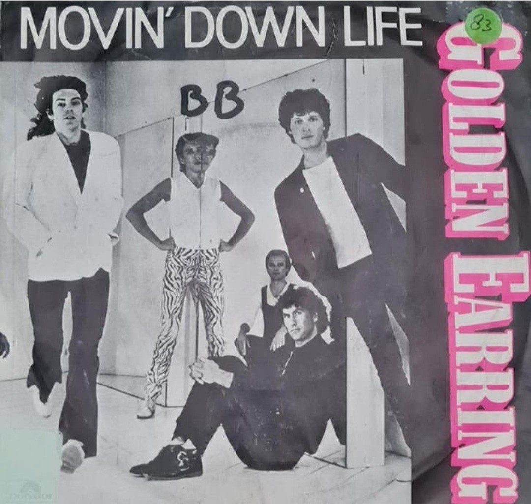 GOLDEN EARRING  - MOVIN' DOWN LIFE, Cd's en Dvd's, Vinyl Singles, Ophalen of Verzenden, Gebruikt, Pop