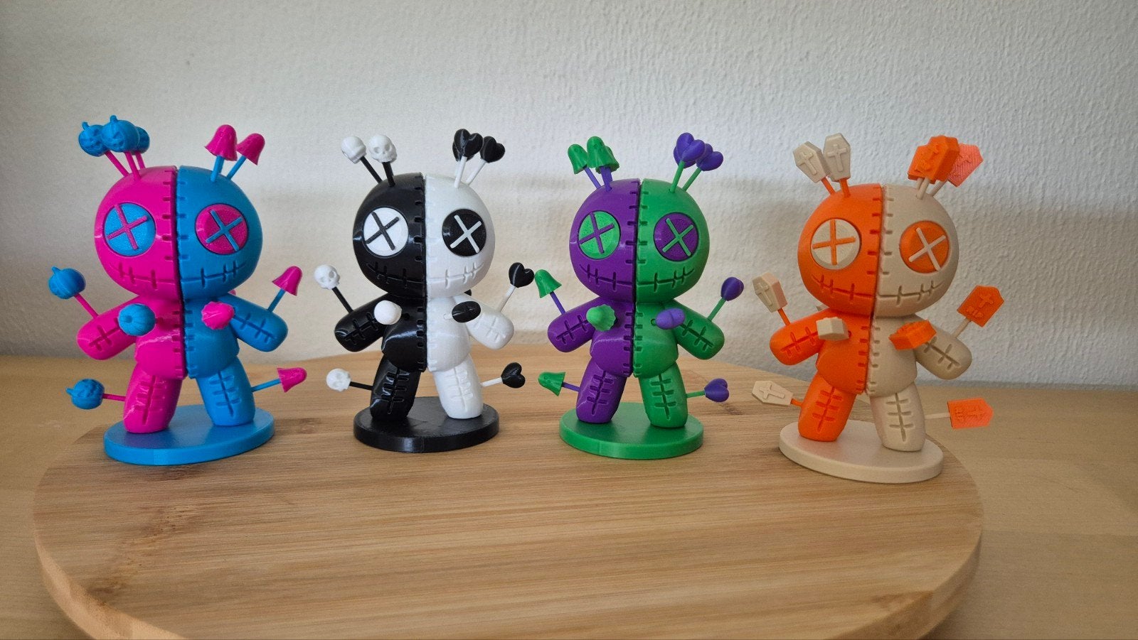 3D Geprinte Voodoo Pop - Uniek Decoratief Beeldje, Ophalen of Verzenden, Nieuw