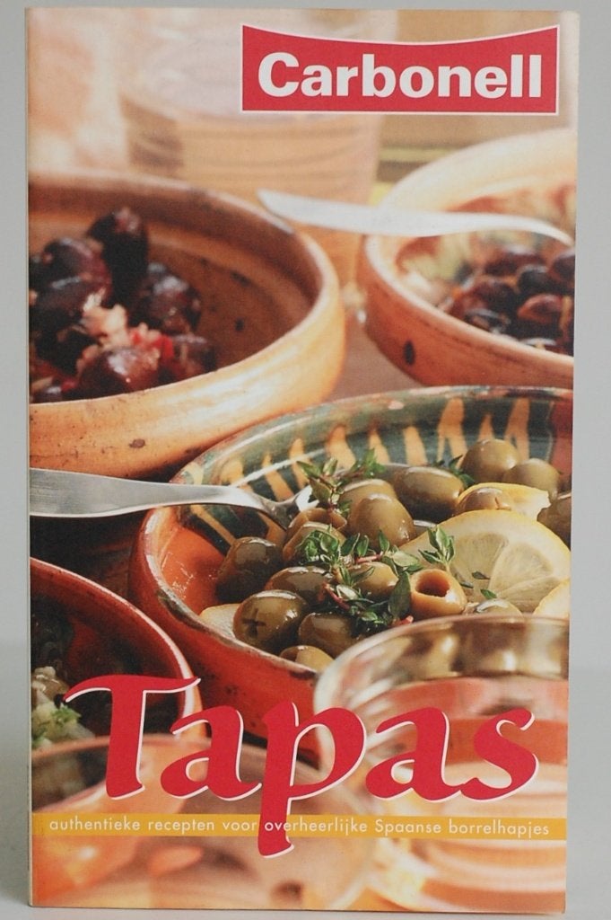 Tapas - Authentieke Spaanse Borrelhapjes (kookboek 2003), Carbonell, Spanje, Verzenden, Tapas, Hapjes en Dim Sum