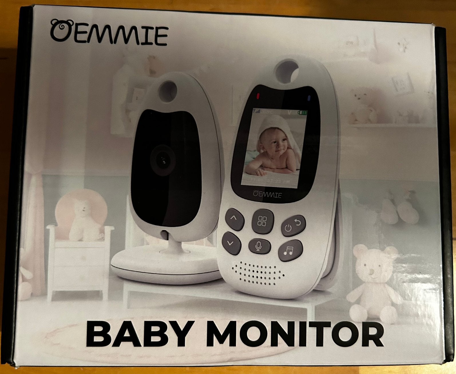 Oemmie Video Babyfoon met Camera & Audio –Geopend/Ongebruik, Ophalen of Verzenden, Zo goed als nieuw, Camera