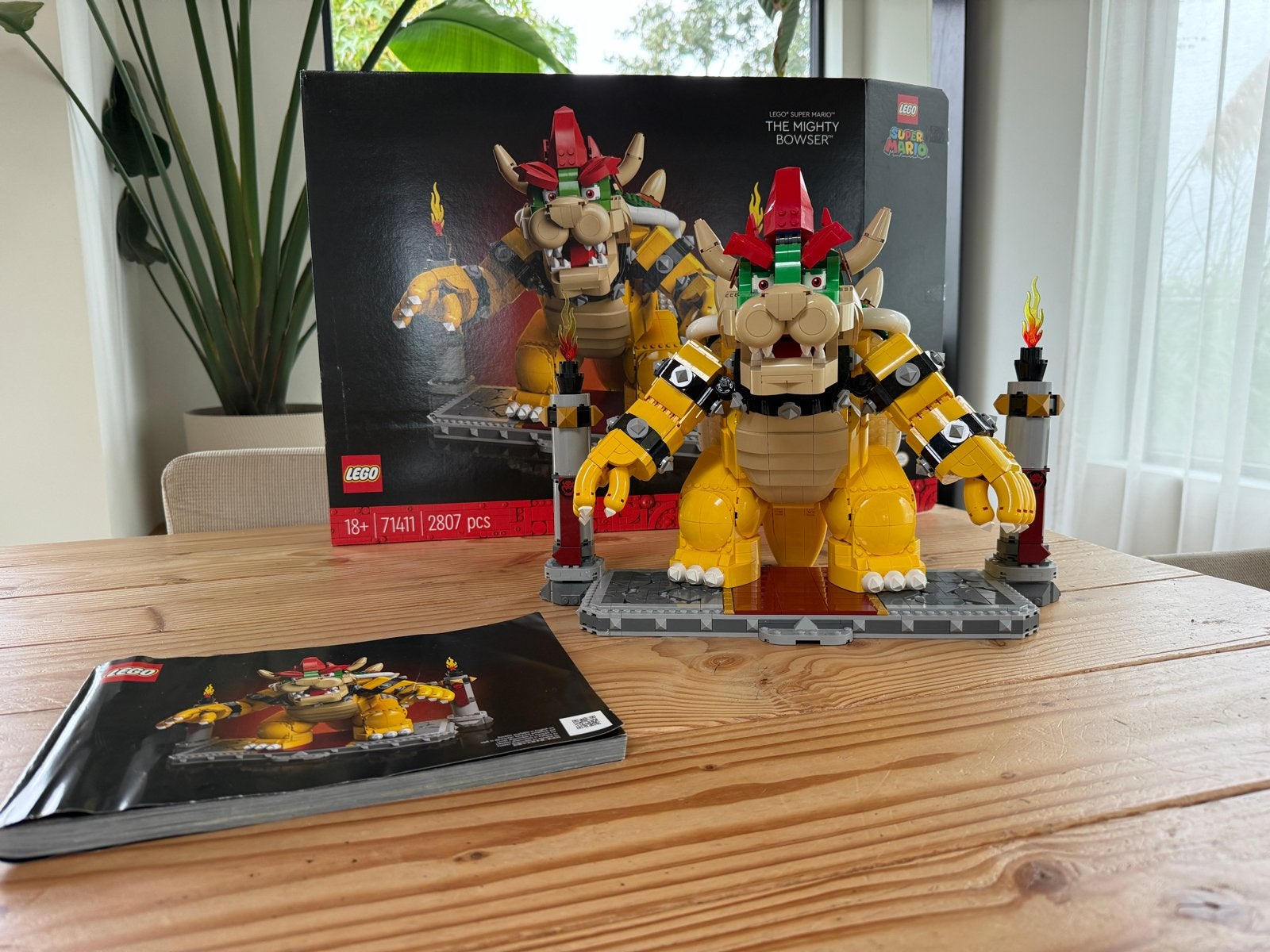 LEGO Super Mario De Machtige Bowser 71411, Lego, Ophalen of Verzenden, Zo goed als nieuw, Compleet