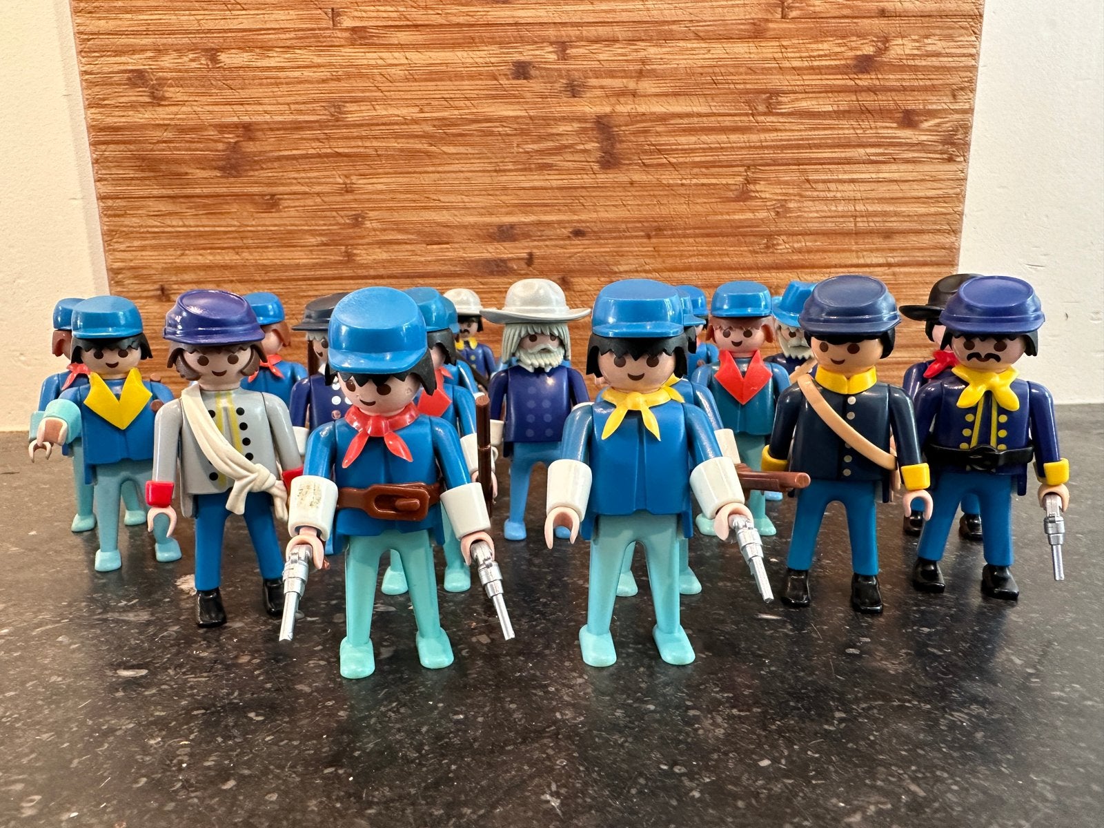 Playmobil Noordelijke Soldaten – Union Army 22 Figuren, Losse onderdelen, Ophalen of Verzenden, Zo goed als nieuw, Kasteel/Fort