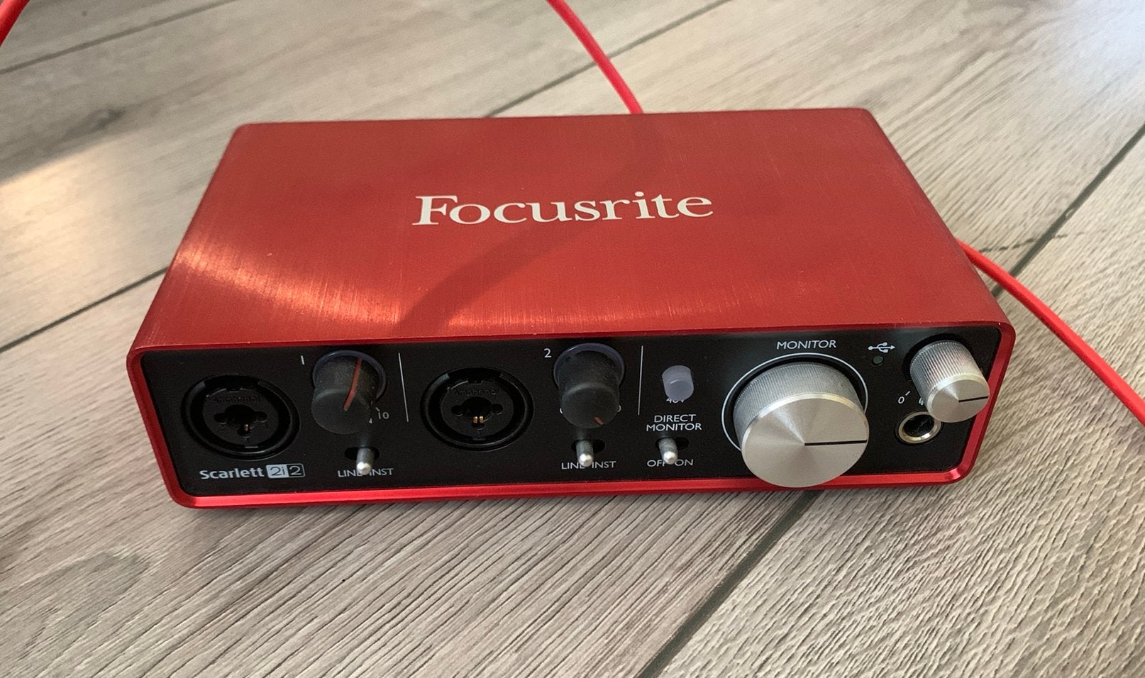 Focusrite Scarlett 2i2 (2nd Gen), Computers en Software, Geluidskaarten, Ophalen of Verzenden, Zo goed als nieuw