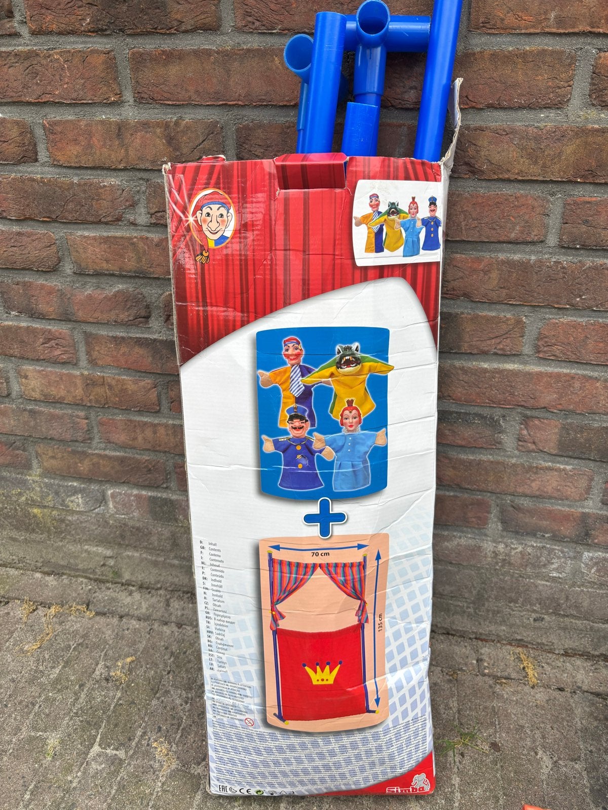Poppenkast met poppen - Compleet speelplezier!, Ophalen, Gebruikt, Overige typen