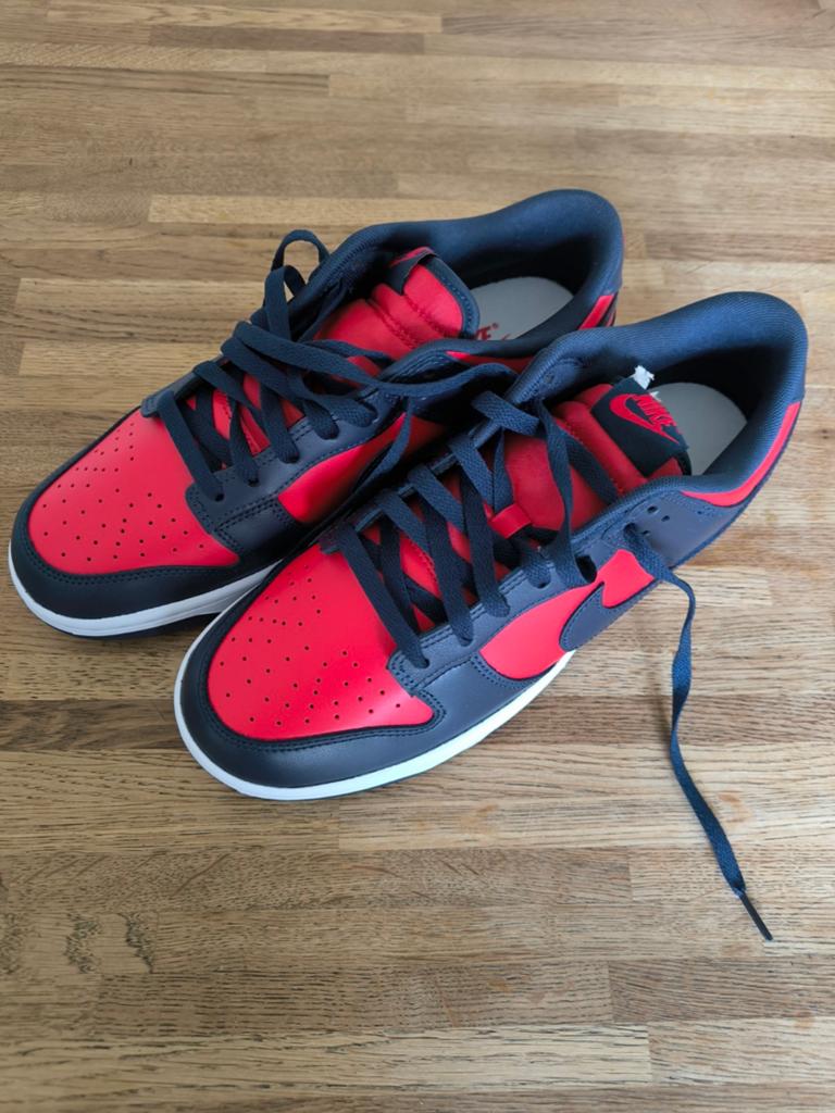 Nike Dunk Low Retro 'Gym Red' Sneakers Maat 45, Overige kleuren, Nike, Nieuw, Ophalen of Verzenden