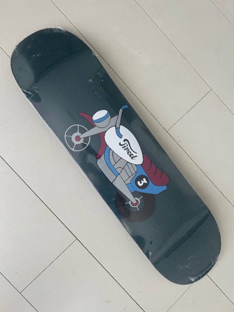 Tired skateboard Motercycle, Ophalen of Verzenden, Zo goed als nieuw, Skateboard