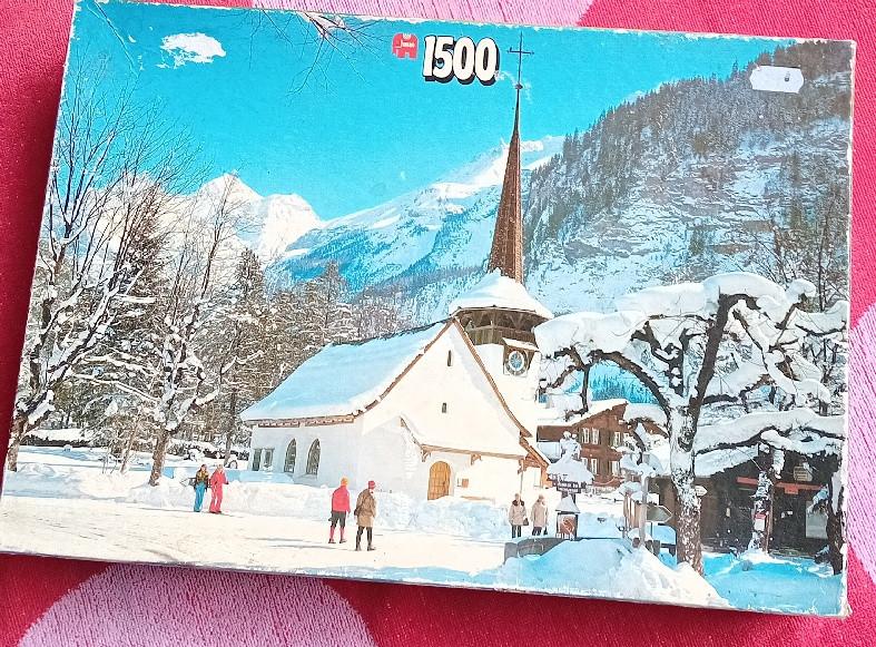 Legpuzzel Zwitserland, Kandersteg, Hobby en Vrije tijd, Ophalen of Verzenden, 500 t/m 1500 stukjes, Zo goed als nieuw