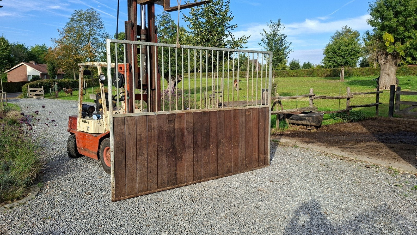 Paarden Box, Tuin en Terras, Ophalen, IJzer, Gaashekwerk