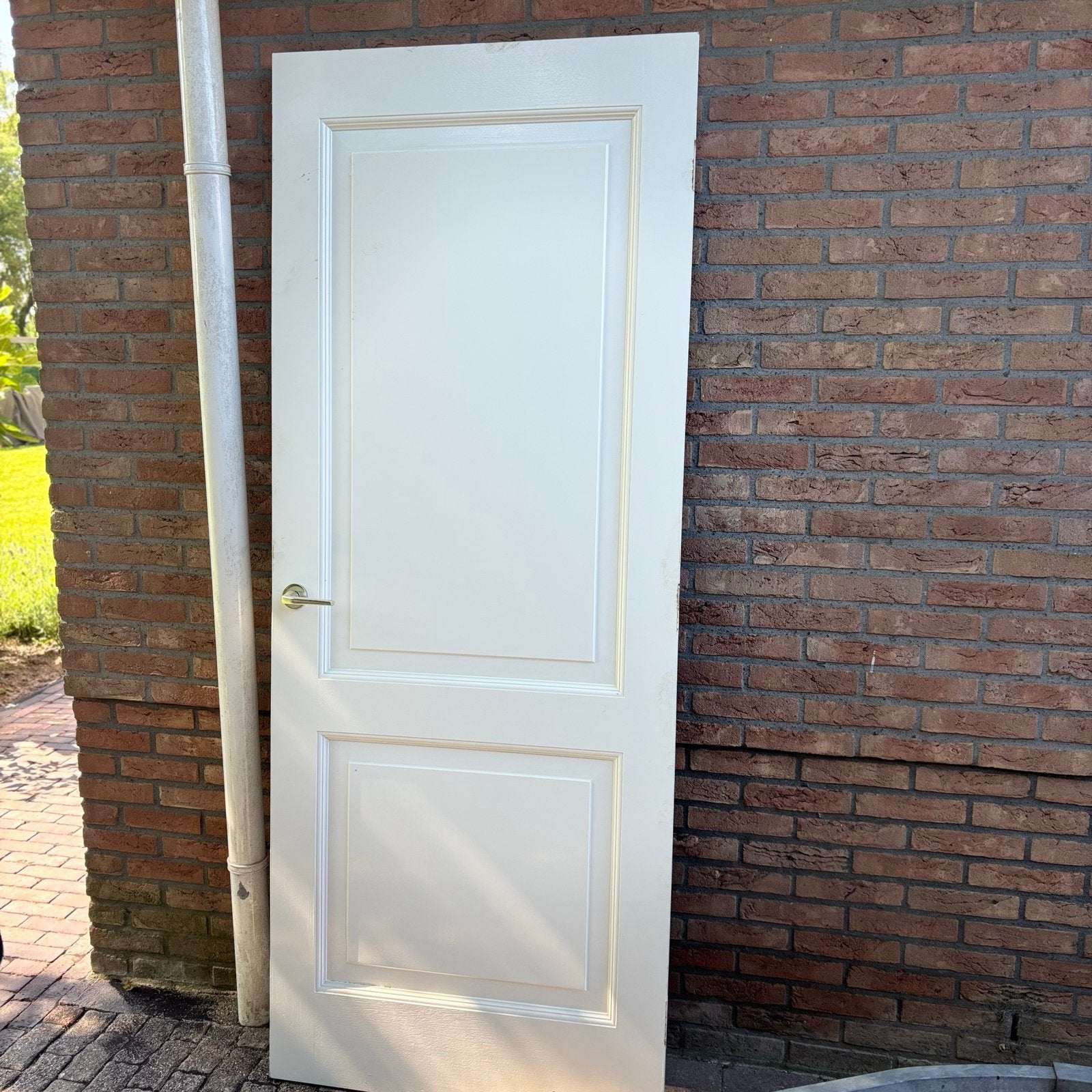 Kwalitatieve hoogglans houten witte binnendeur, Ophalen, 80 tot 100 cm, Binnendeur, Zo goed als nieuw