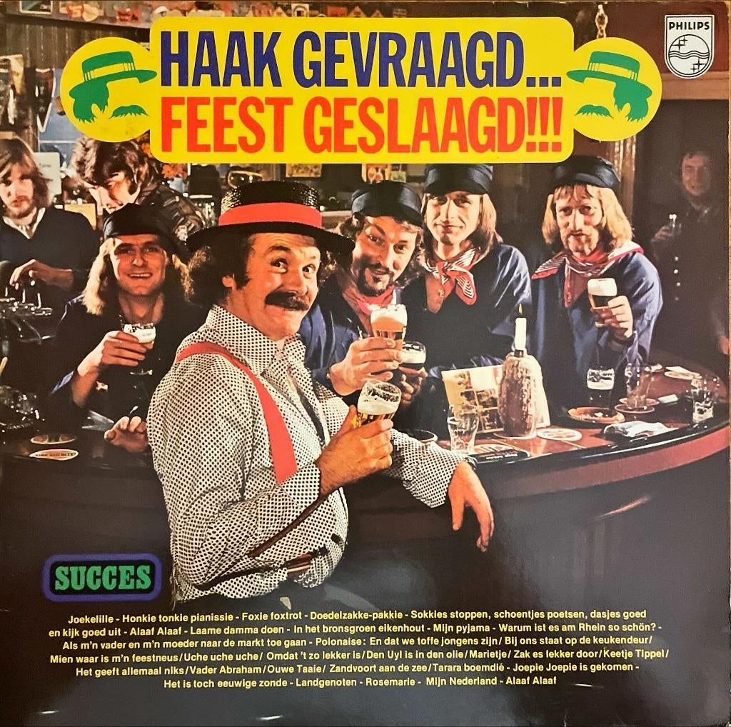 Nico Haak - Haak gevraagd, feest geslaagd - Vinyl, Cd's en Dvd's, 1980 - 1989, Ophalen of Verzenden, Zo goed als nieuw, Levenslied of Smartlap