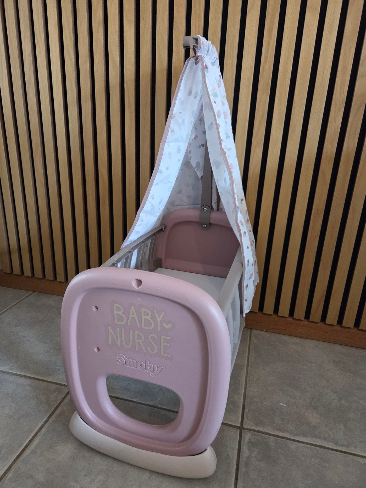 Smoby baby nurse poppenwiegje, Ophalen, Zo goed als nieuw, Minder dan 140 cm, Minder dan 70 cm