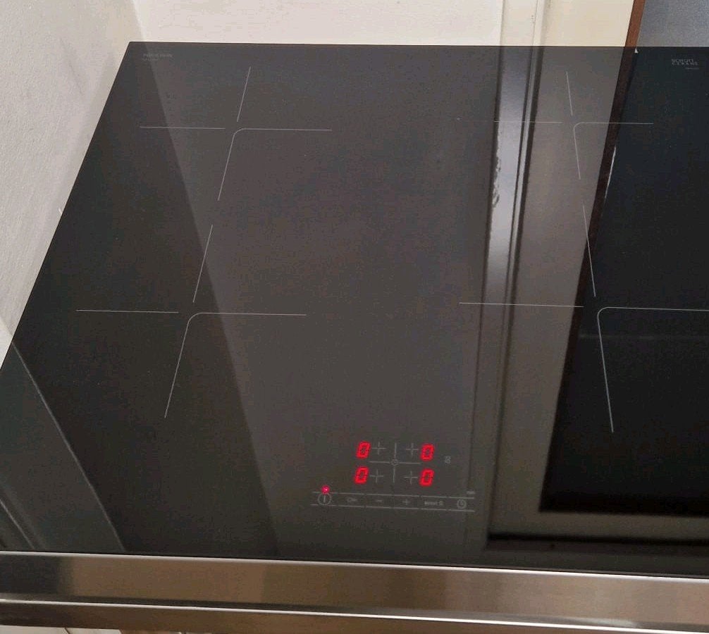 Kookplaat bosch rvs, Witgoed en Apparatuur, Kookplaten, Ophalen, Vrijstaand, Inductie, 4 kookzones