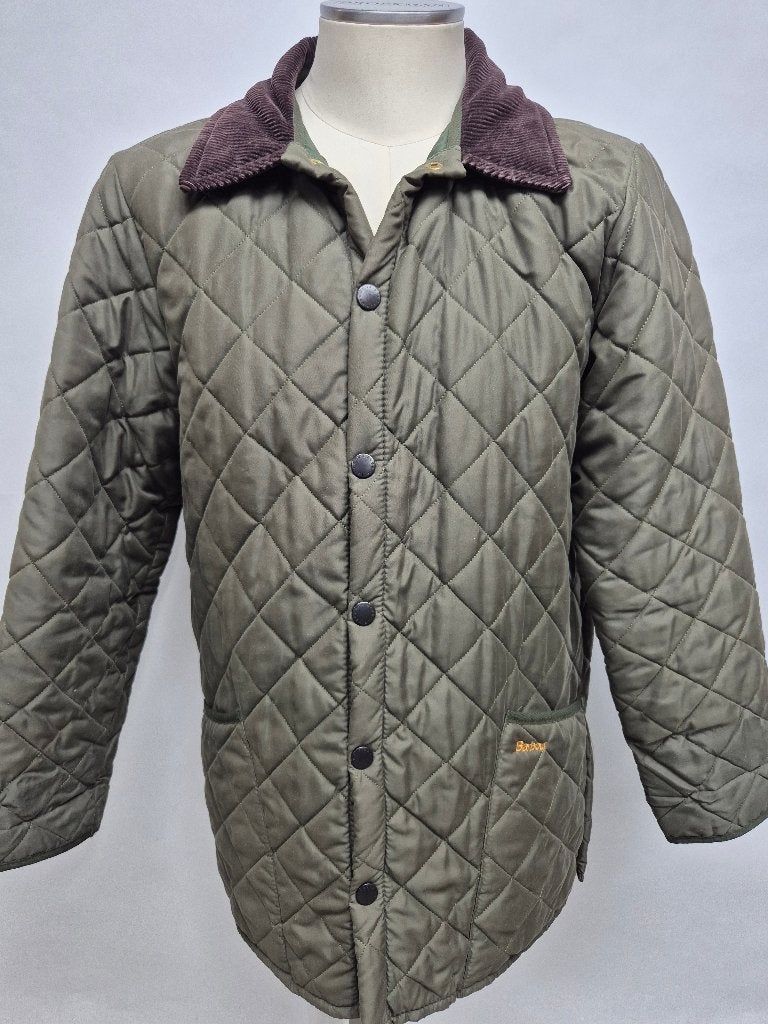 Barbour 'Eksdale jacket' quilt jas, maat Medium, groen, Barbour, Maat 48/50 (M), Ophalen of Verzenden, Zo goed als nieuw