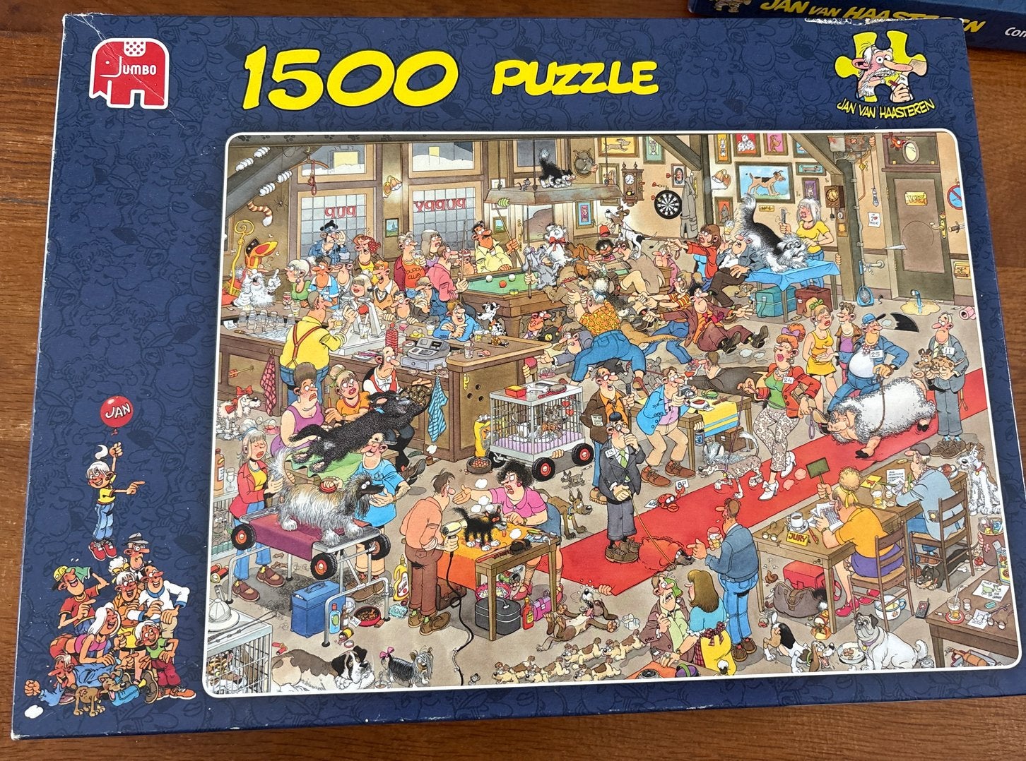 Jumbo Jan van Haasteren 1500 Stukjes Comic Puzzel, Een of twee spelers, Ophalen of Verzenden, Gebruikt