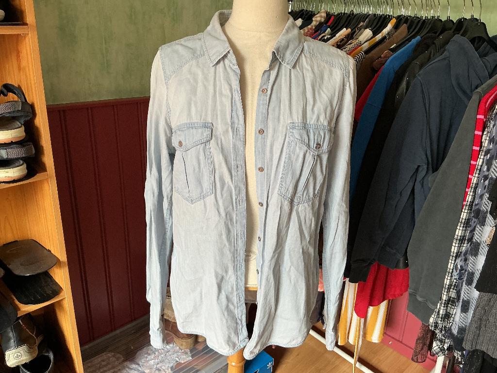 Spijkerblouse van anti blue. Maat xl, Maat 38/40 (M), Anti Blue, Blauw, Ophalen of Verzenden