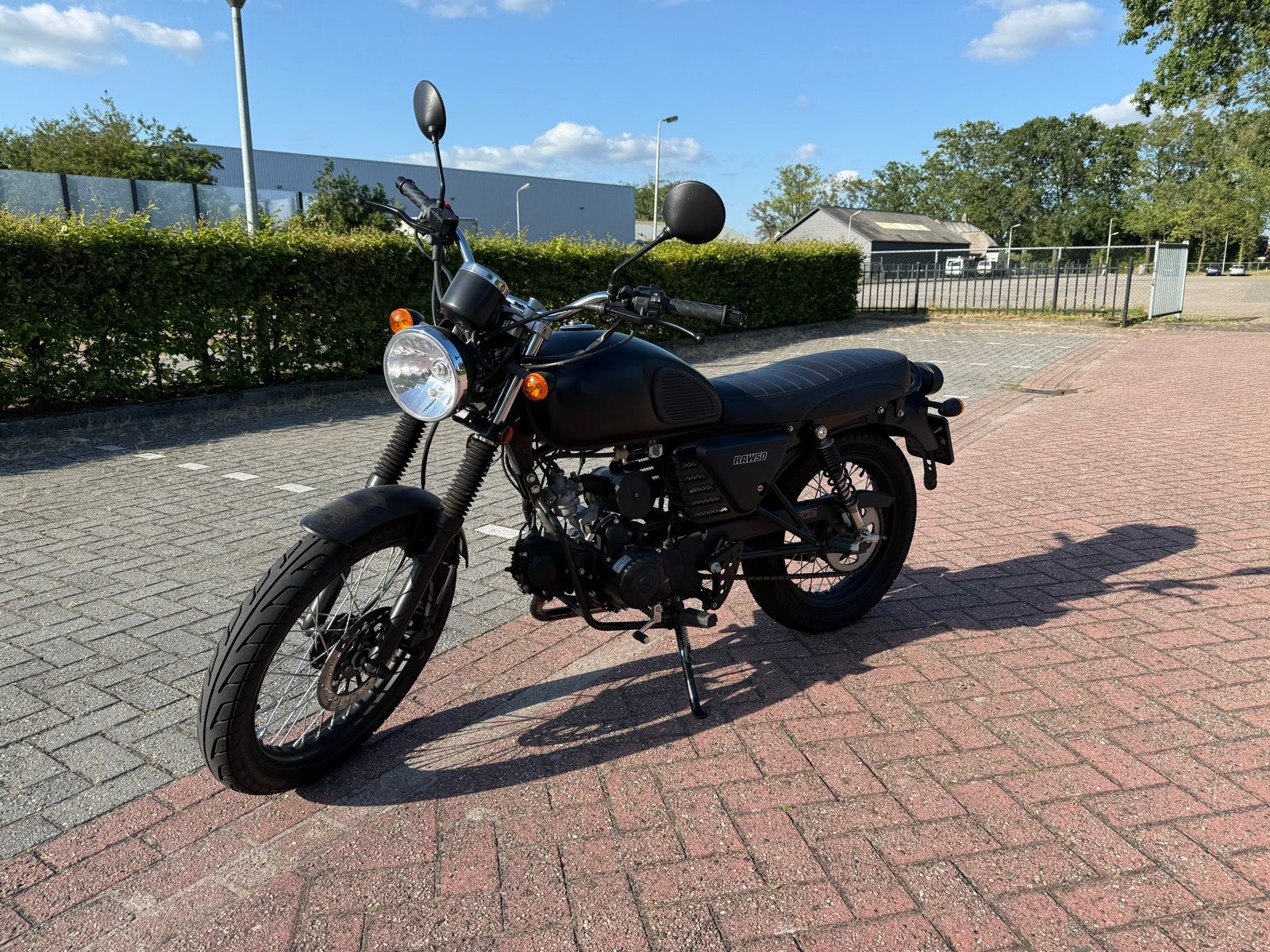 Hanway Raw 50 - Zwart, zo goed als nieuw, weinig kilometers, Ophalen, Zo goed als nieuw, 4 versnellingen, 50 cc