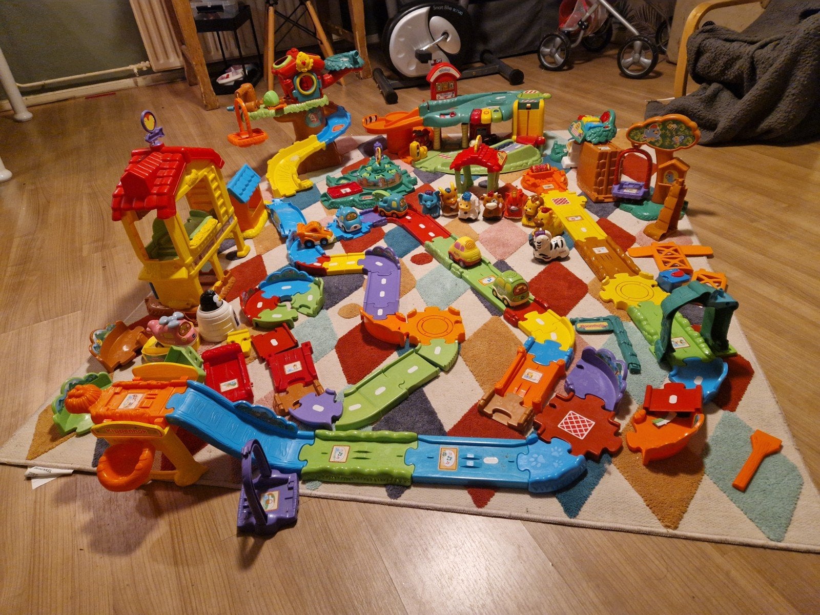 Grote VTech Toet Toet Auto's en Zoef Zoef Dieren speelset, Ophalen, Zo goed als nieuw, 2 tot 4 jaar