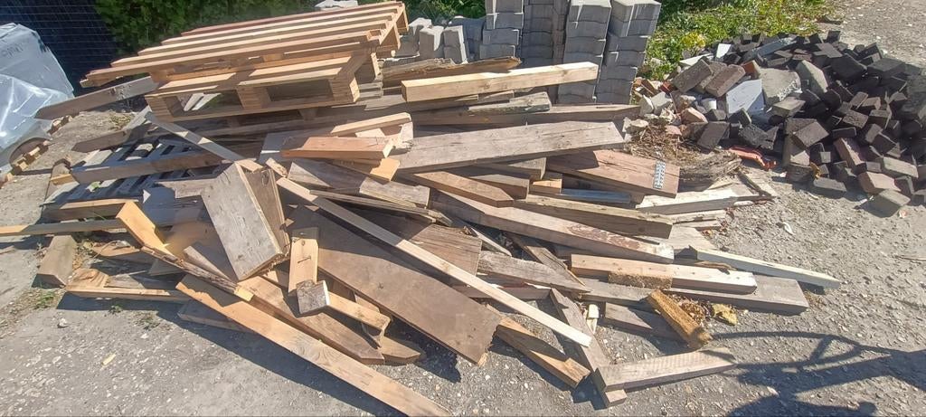 Brandhout, Doe-het-zelf en Verbouw, Hout en Planken, Gebruikt, Ophalen of Verzenden, Balk, Overige houtsoorten