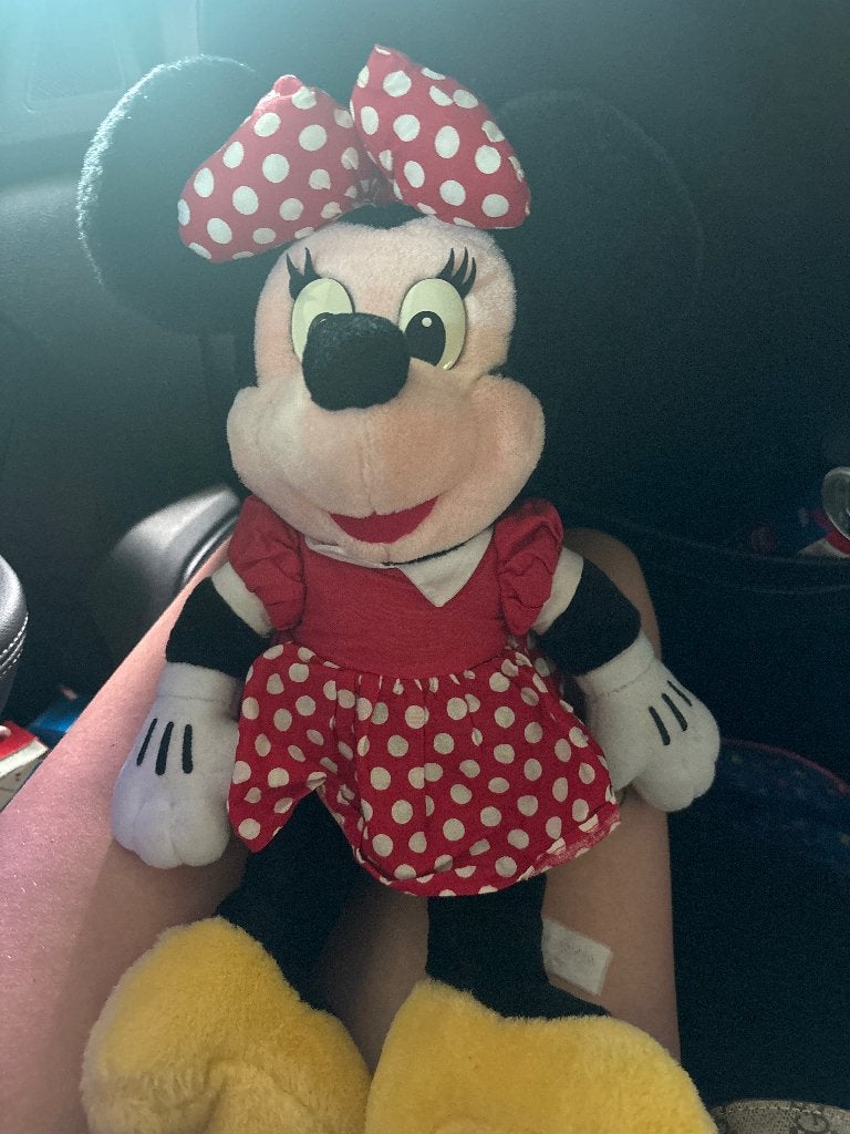 Minnie mousse officieel, Ophalen of Verzenden, Mickey Mouse, Gebruikt, Knuffel