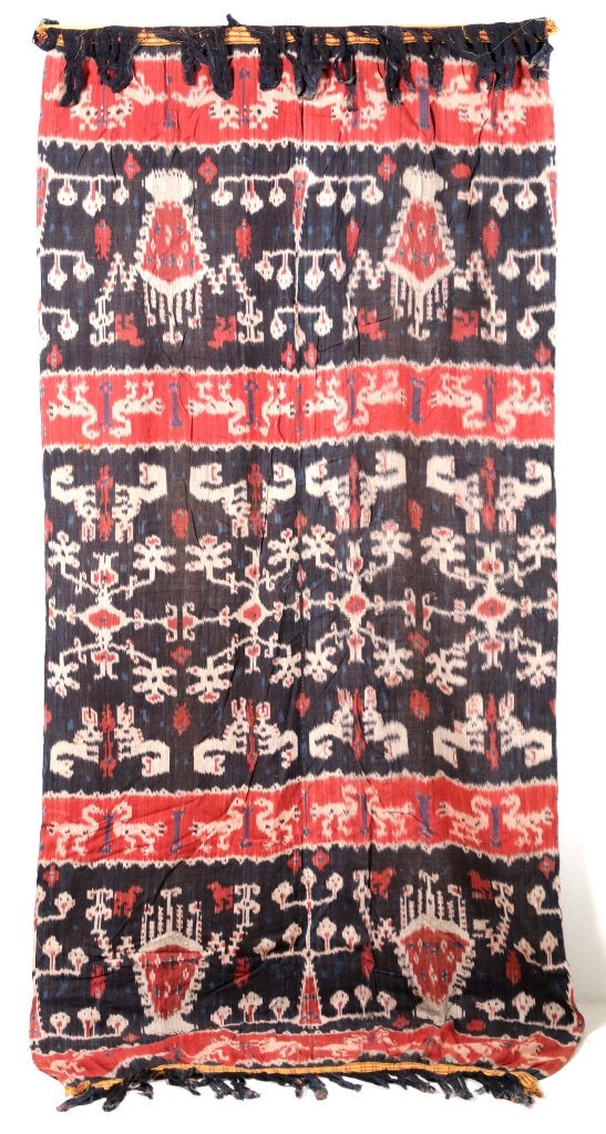 Indonesische ikat mooie patronen circa 1950, Ophalen