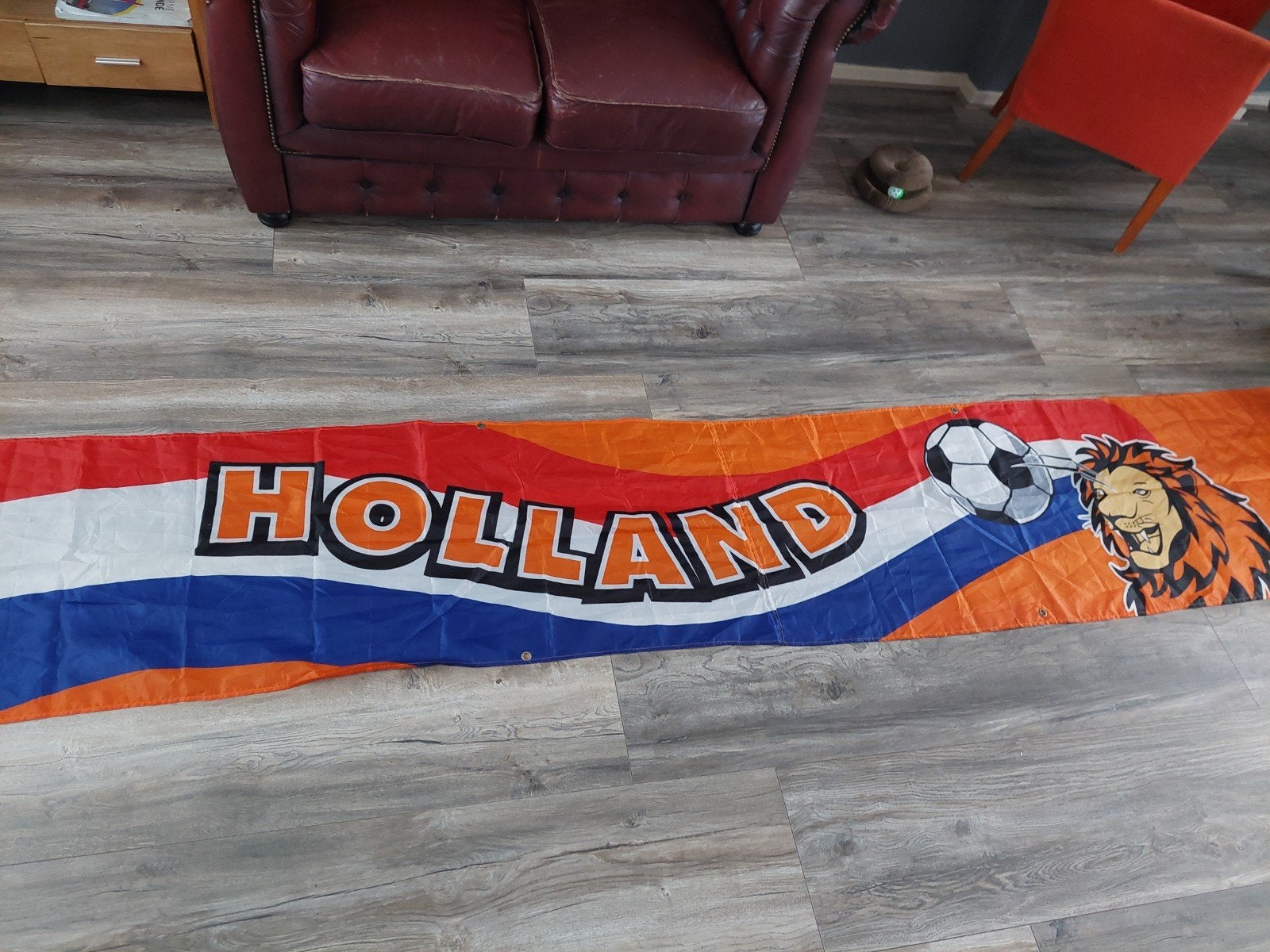Holland banner 360x60, Diversen, Vlaggen en Wimpels, Ophalen of Verzenden