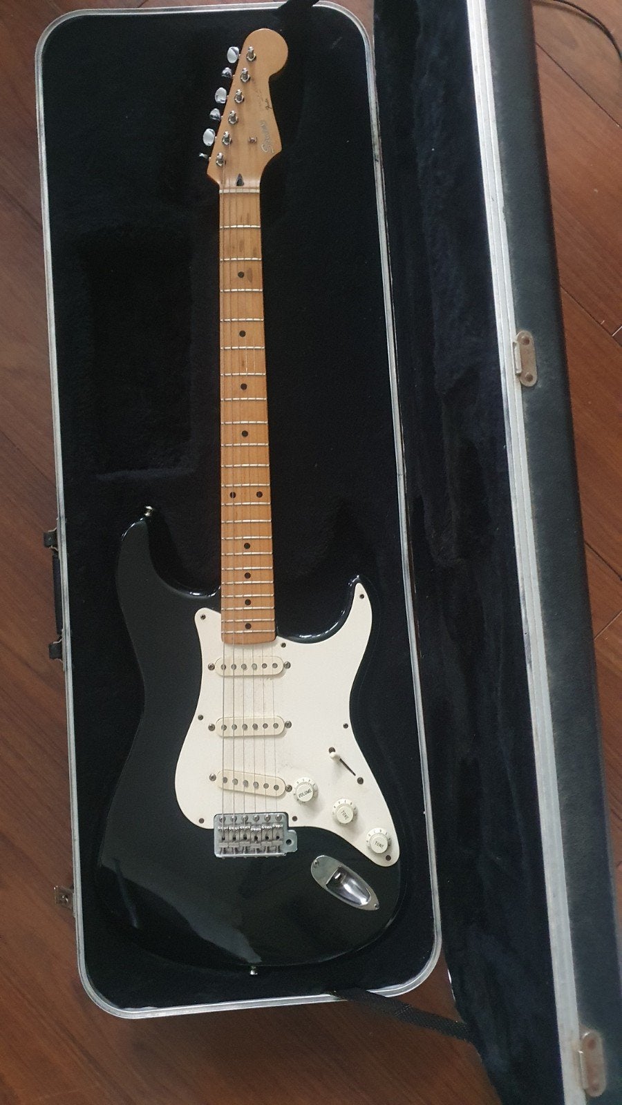 Squier Silver Series Stratocaster MIJ  SST- 33, Muziek en Instrumenten, Ophalen of Verzenden, Gebruikt, Solid body, Fender