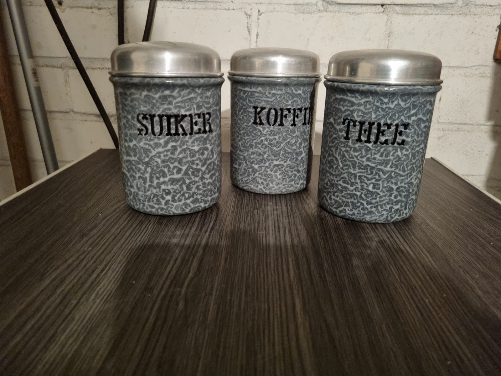 Koffie thee en suiker bussen, Antiek en Kunst, Ophalen of Verzenden