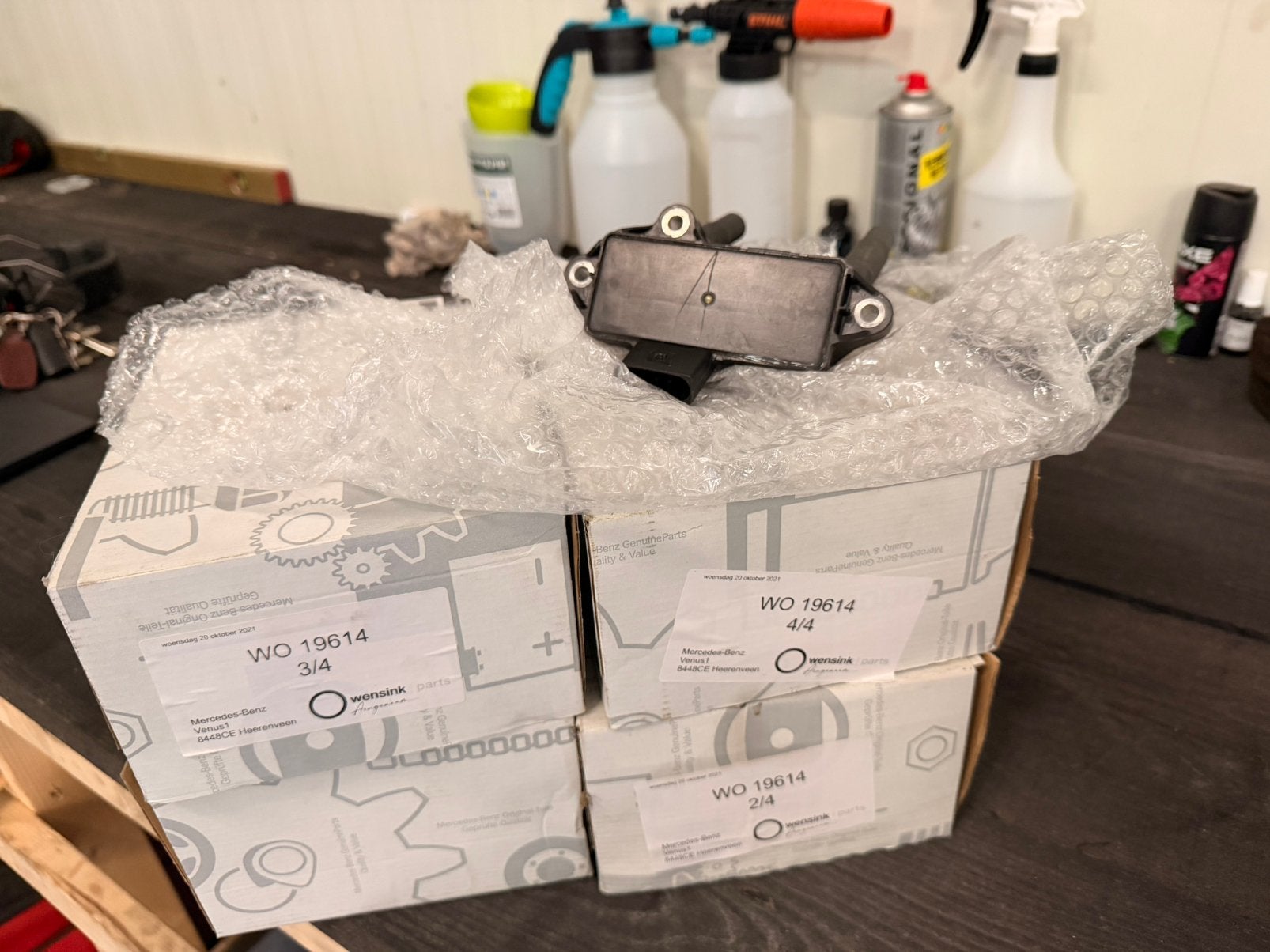 4 x orginele bobine voor m177 motor c63 mercedes Benz AMG, Ophalen, Gebruikt, ., Mercedes-Benz