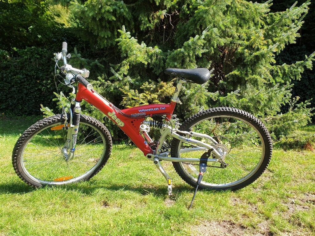 Jeep mountainbike wrangler TSI, Fietsen en Brommers, Fietsen | Mountainbikes en ATB, Gebruikt, 45 tot 49 cm, Ophalen, Overige merken
